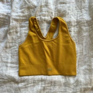 SET ACTIVE by Madelyn Cline Sculptflex Box Bra in Daisy - size Small